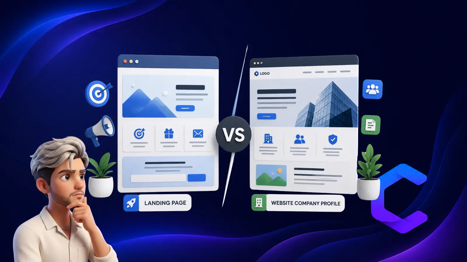 Landing Page vs Website Company Profile: Mana yang Lebih Tepat untuk Bisnis?